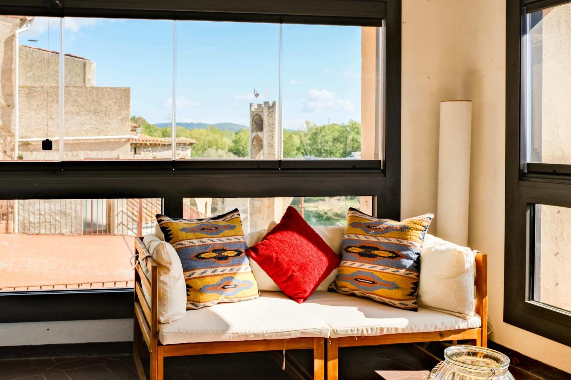 10 Del Pont Alojamiento Con Vistas Panoramicas バサルー エクステリア 写真